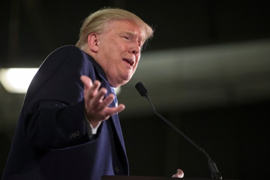 Donald Trump Makes Campaign Swing Through Iowa